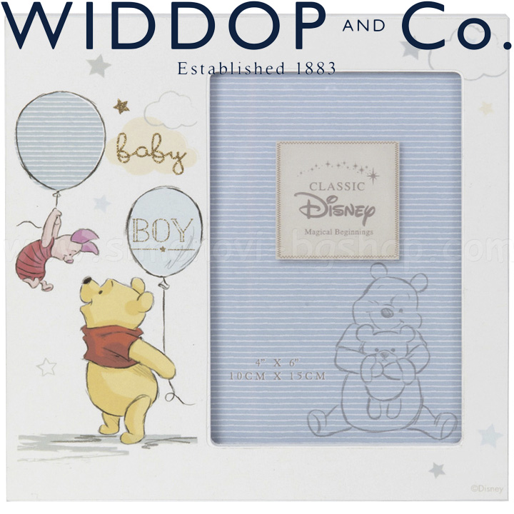 Widdop and Co. Disney Рамка за снимка с Мечо Пух - Pooh Magical Begginings Blue Widdop and Co. Disney Рамка за снимка с Мечо Пух - Pooh Magical Begginings Blue